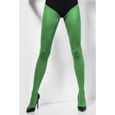 Collants opaques verts - SMIFFY'S - Adulte Femme - Couleur principale: Vert-0