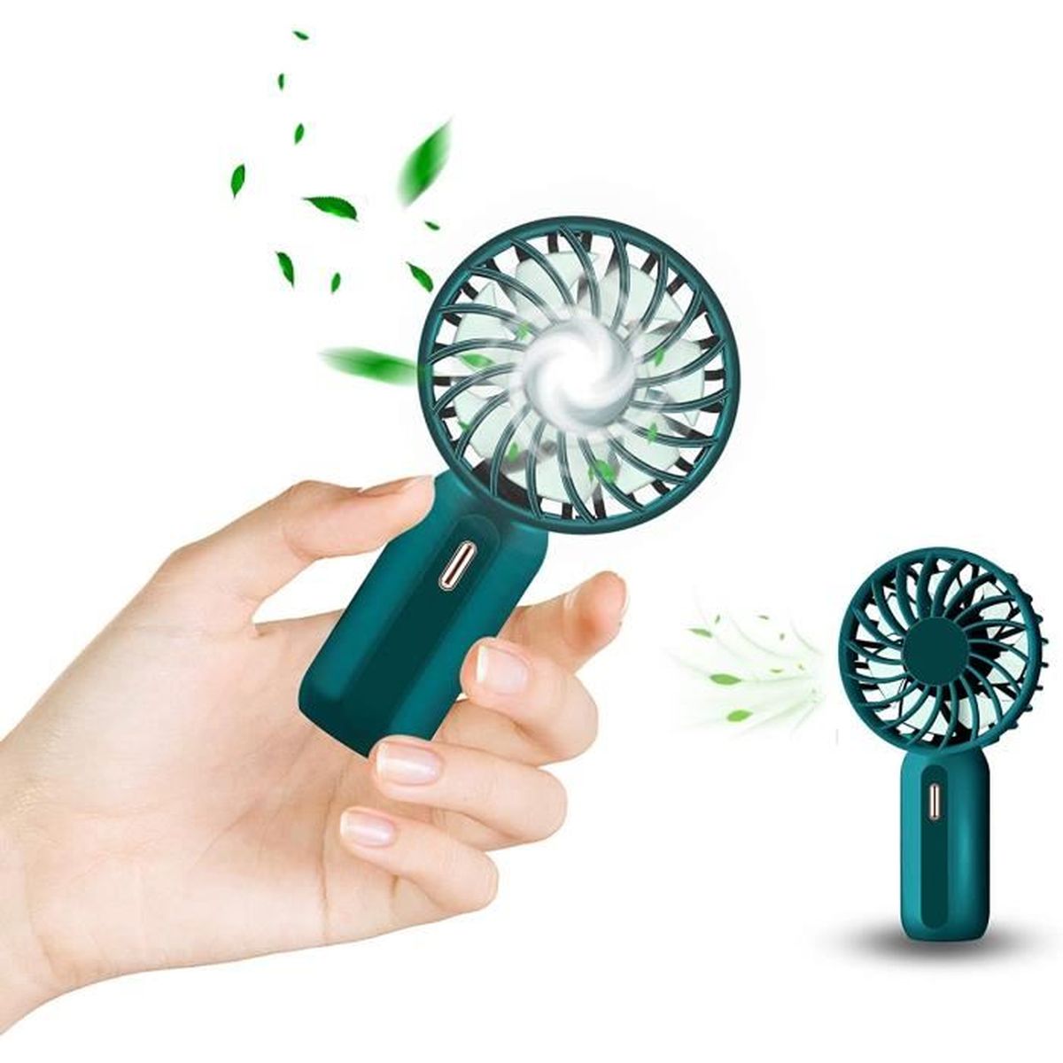 Mini ventilateur manuel USB personnel avec batterie rechargeable de Mini ventilateur manuel USB personnel avec batterie rechargeable de