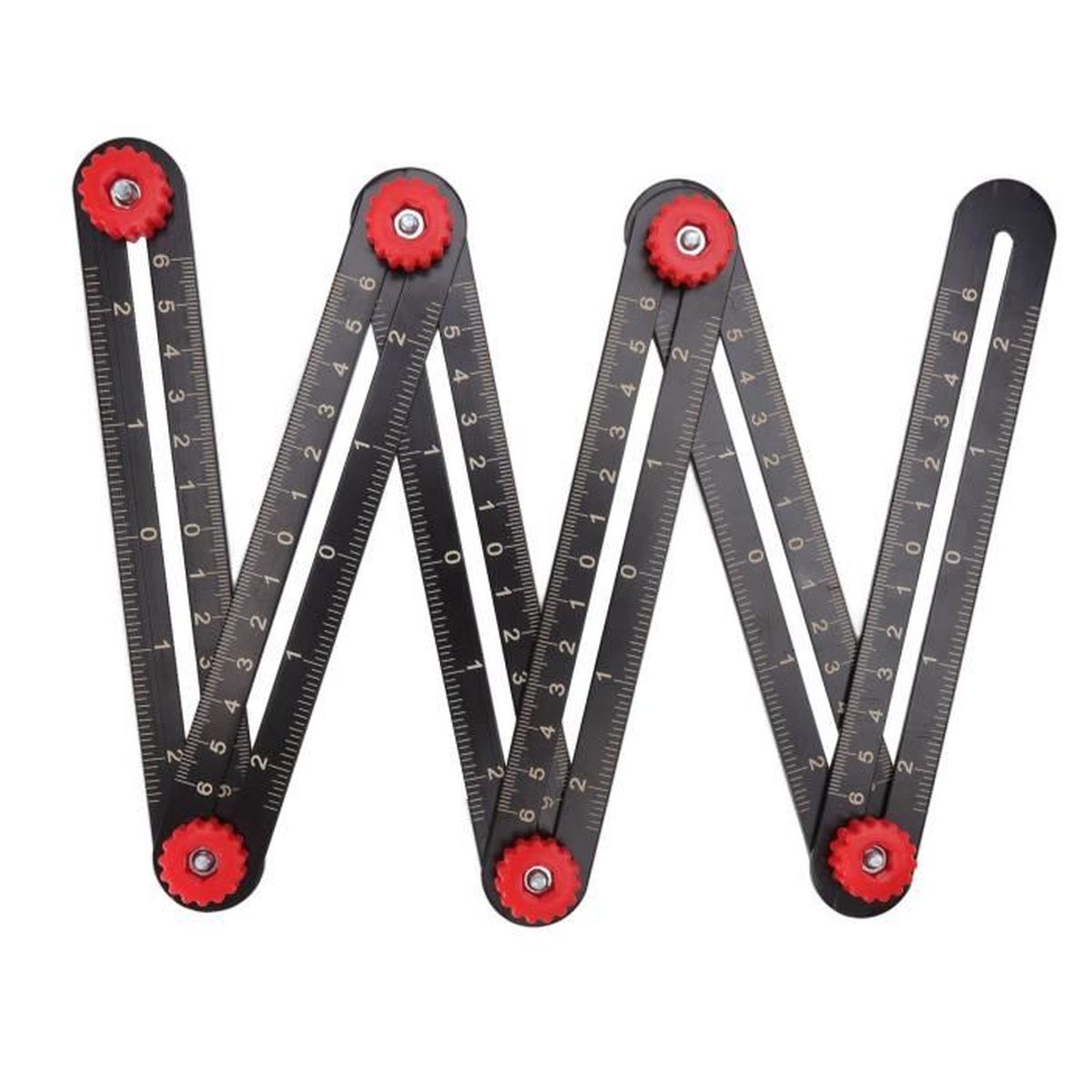 Zerone Outil multi-angle Règle de mesure multi-angle en alliage d ...