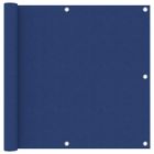 HOMMIE Écran de balcon - Brise-vue Écran de jardin - Bleu 90x500 cm Tissu Oxford (91233)