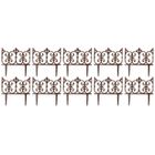 ESSCHERT DESIGN Bordure de jardin en fonte Valentine Lot de 10