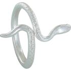 Les Poulettes Bijoux - Bague Métal Argenté Serpent - taille 50