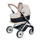 SMOBY - Maxi-Cosi Poussette+Landau Beige - Pour Poupon - 3en1 - dès 3 ans