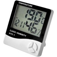 Thermomètre Hygromètre Intérieur LCD Digital Moniteur d'Humidité deTempérature Thermo Hygromètre Indicateur pour Maison Bureau C
