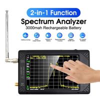 Analyseur de spectre portable,Analyseur Fréquence Réduite Portable,Générateur de Signaux 2 en 1 avec carte de 32 Go,100 kHz à 5.3GHz