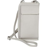AmbraModa GLX21 - multifonctionnel sac telephone portable sac a bandouliere, portefeuille en cuir veritable femmes, convient 