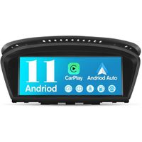 AWESAFE Autoradio Android 11【4Go+64Go】pour BMW Série 5 E60 E61 E63 E64 Système CIC,Série 3 E90 E91 E92,8.8'',Carplay/Android Auto