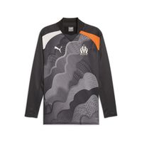 Sweatshirt Prematch OM 2023/24 - black/flat dark gray/rickie orange - S