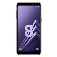 SAMSUNG Galaxy A8 2018 32 go Gris orchidée - Double sim - Reconditionné - Etat correct