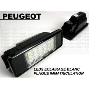 Pack d'ampoules LED plaque d'immatriculation pour 806 (221) PEUGEOT