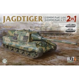 VOITURE À CONSTRUIRE TAKOM - Takom - Jagdtiger 128 Mm Pak L66 & 88mm Pak L71 2 In 1