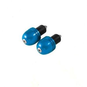 EMBOUTS DE GUIDON Kit Embouts Guidon 13&17mm Scooter Moto Route Masse Equilibrage  bleu   
