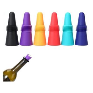 Bouchon de bouteille de vin,2/4/6 X,barre,pression à la main,bouchon d'arrêt  de scellage,bouchons en liège pour l'eau minérale - Type 2pcs Black