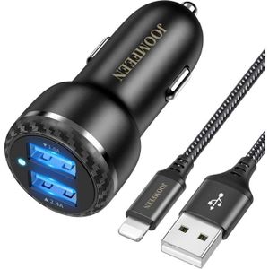CHARGEUR CD VOITURE JOOMFEEN Chargeur Voiture USB pour iPhone 11/11 Pr