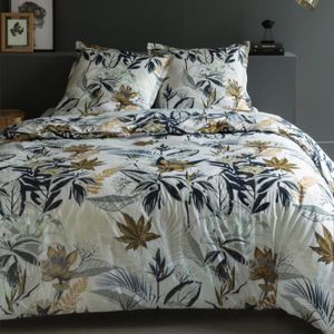 Parure de draps 270 x 300 cm 3 Pieces Elina Percale de Coton