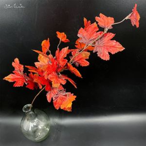 FLEUR ARTIFICIELLE Rouge d'automne - branches'érable colorées, Plante