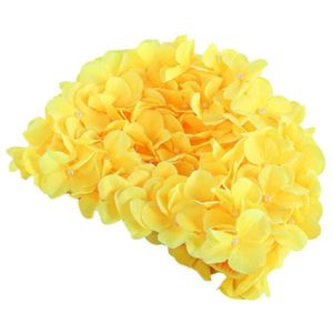 BONNET PISCINE- CAGOULE Couleur jaune Bonnet de natation pour femmes, moti