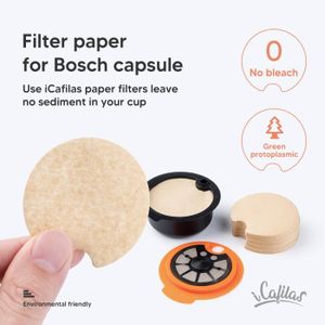 Café Filtres,60-180ML tasse à café Capsule pour Bosch s Tassimo  réutilisable en plastique filtre panier dosette Machine-Type 60ml#A3 -  Cdiscount Electroménager