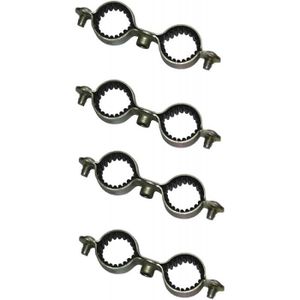 Colliers De Serrage Descente De Gouttière Gromo Cuivre M10 100mm - 4 Pouces - Lot De 22