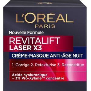 ANTI-ÂGE - ANTI-RIDE L'Oréal Paris Revitalift Laser Crème - masque Nuit Anti-rides - 50ml