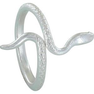 BAGUE - ANNEAU Les Poulettes Bijoux - Bague Métal Argenté Serpent - taille 50