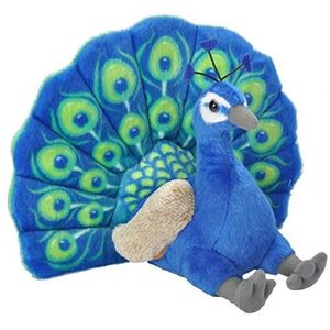 PARTITION Wild Republic Peacock Plush, Stuffed Animal, Plush
