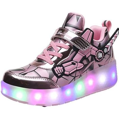 Chaussures à roulettes pour fille Sidewalk Sport - Design à deux roues -  Gris/Rose - Achat / Vente Chaussures à roulettes pour fille Sidewalk Sport  - Design à deux roues - Gris/Rose - Cdiscount