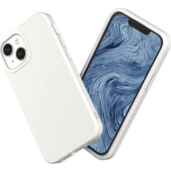 RhinoShield Coque Compatible avec [iPhone 13 Mini] Blanc Classic