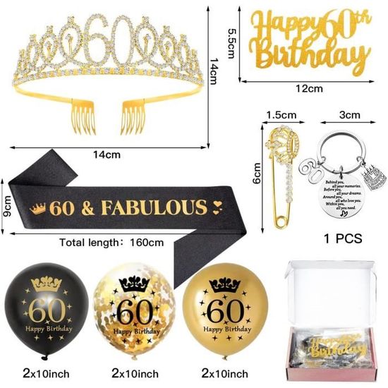 Set Anniversaire 18 Ans JurciCat - Écharpe Et Couronne Or Rose Pour Fille