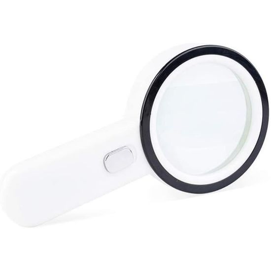 2 Loupes Grossissantes 10x - Pour Lecture, Observation Insectes Ou Bijoux - Verre Anti-rayures