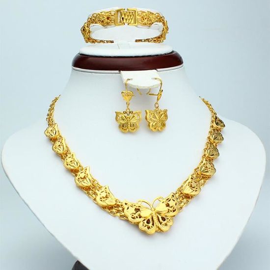 Collier AMULETTE OR JAUNE GP THAÏ BAHT SUPER GRAND DRAGON 24K chaîne bijou