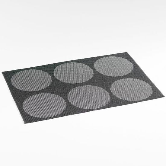 Décor Line Sottopiatto O Sottotazza In PVC Traforato, 30x45 Cm, Colore Naturale, Effetto Pizzo