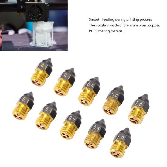 Kit Hotend Imprimante 3D – Buse Intégrée 0,2 Mm, Métal, Pour Impressions Détaillées, Compatible P1P P1S