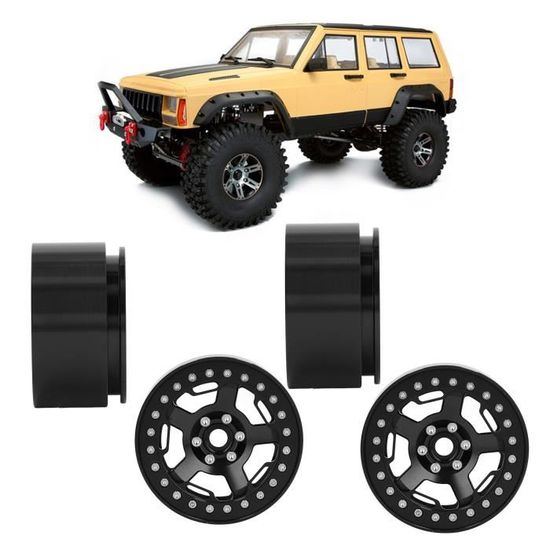 YOSOO Roues et pneus de camion RC hexagonaux 1/10 de 12 mm Pneus de