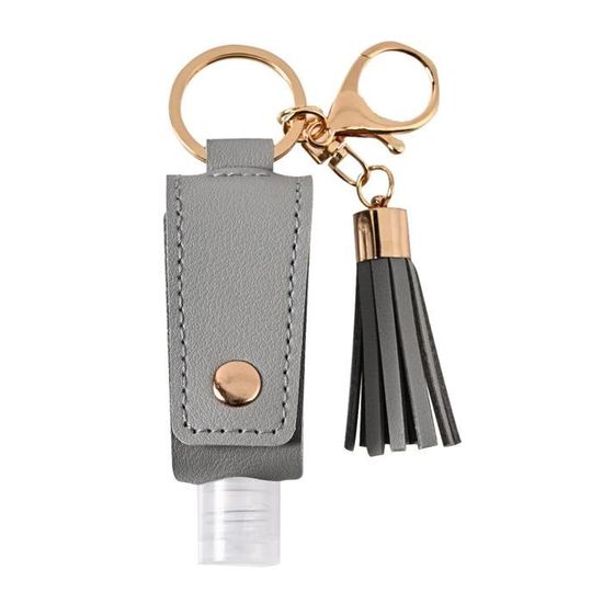 Lot De 8 Petits Flacons Voyage 50ml Avec Mousqueton - Rechargeables, étanches, Parfaits Pour Savon, Désinfectant, Parfum