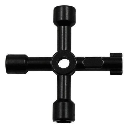 Clé Universelle 4 En 1 Pour Compteurs - Dégrippe Boîtes électriques, Gaz Et Eau | Outil Multifonction Pratique