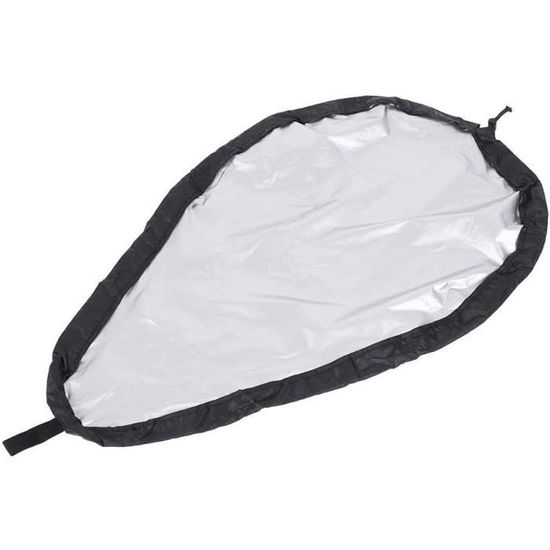 Jupe De Pulvérisation Kayak Yosoo - Nylon étanche Universel - Bande élastique Ajustable - Noir/gris