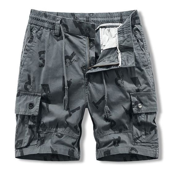 Short Détente Cordon Serrage Short De Pyjama Homme IZOD - Carreaux Polyviscose - Cordon De Serrage - Poches Latérales Pyjama été Respirant