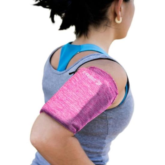 Brassard De Sport Pour Téléphone Et Clés - Noir, Ajustable, Pour Running, Fitness, Randonnée - 6