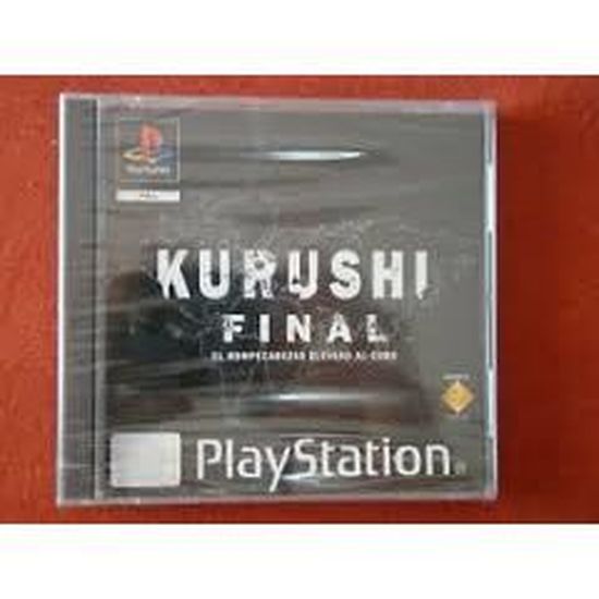 NEUF NEW kurushi final blister boîte cassée playstation 1 PS1