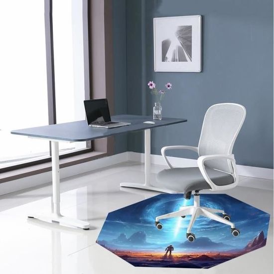 Tapis De Protection Sol Pour Chaise De Bureau 120x140 Cm - Tapis Gaming Antidérapant Pour Sols Durs
