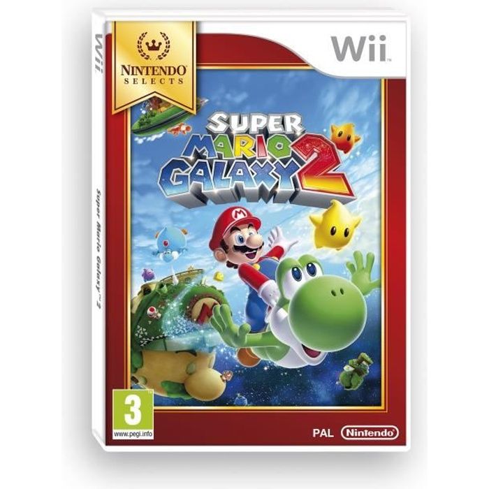 Nintendo Super Mario Galaxy 2 Selects Jeu Wii