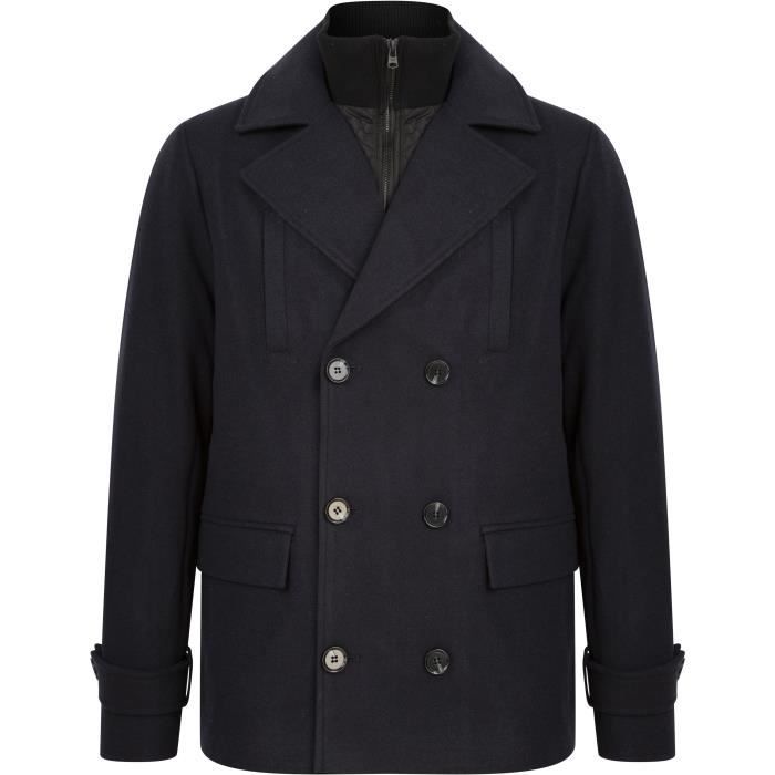 TOKYO LAUNDRY Caban Bleu Marine Homme