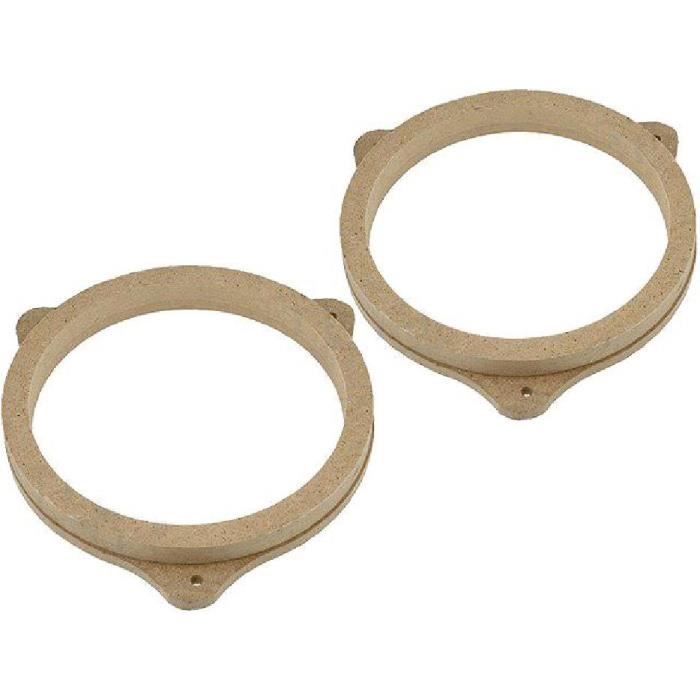 2 Entretoises Haut-Parleur Bois MDF 165mm - impregnees / vernies - Rover 25 200