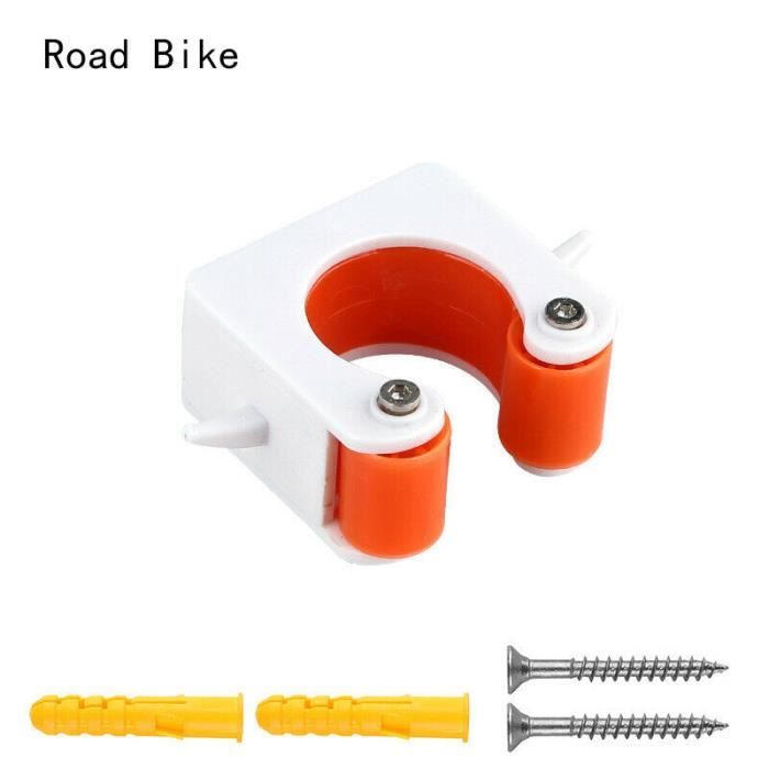 Râtelier vélo Porte-vélo Range vélo Rangement pour vélo Support pour Bicyclette Sol support mural de vélo de route orange