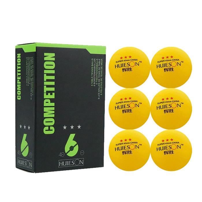 3 balles de ping-pong d'étoiles, balle de tennis de table de 40 mm de diamètre pour l'entraînement compétitif sport 3931