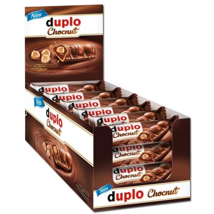 Ferrero Duplo Chocnut, noisettes entières, 24 barres de 26g