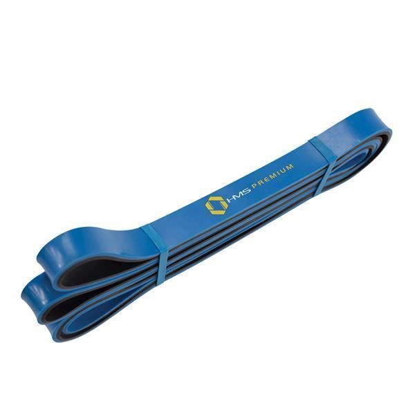 HMSPORT - Bande élastique latex fitness - Bade de résistance 13,5 - 27 kg - Bandes d'exercice entraînement - Yoga Crossfit - Blue