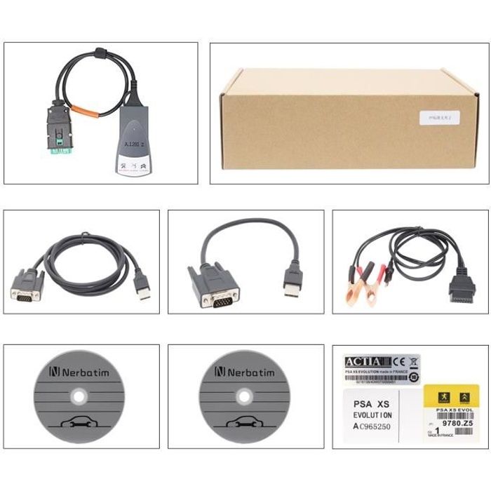 Lexia 3 – PP2000 Diagbox puce complète de diagnostic de voiture, pour citroën-Peugeot, prise OBD2, V7.83, V8. Lexia Easy