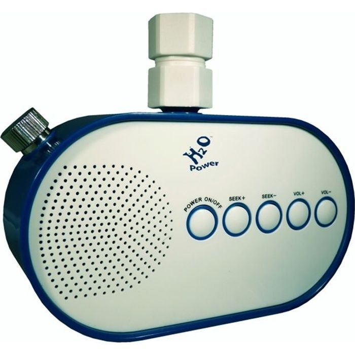 RADIO A EAU POUR LA DOUCHE